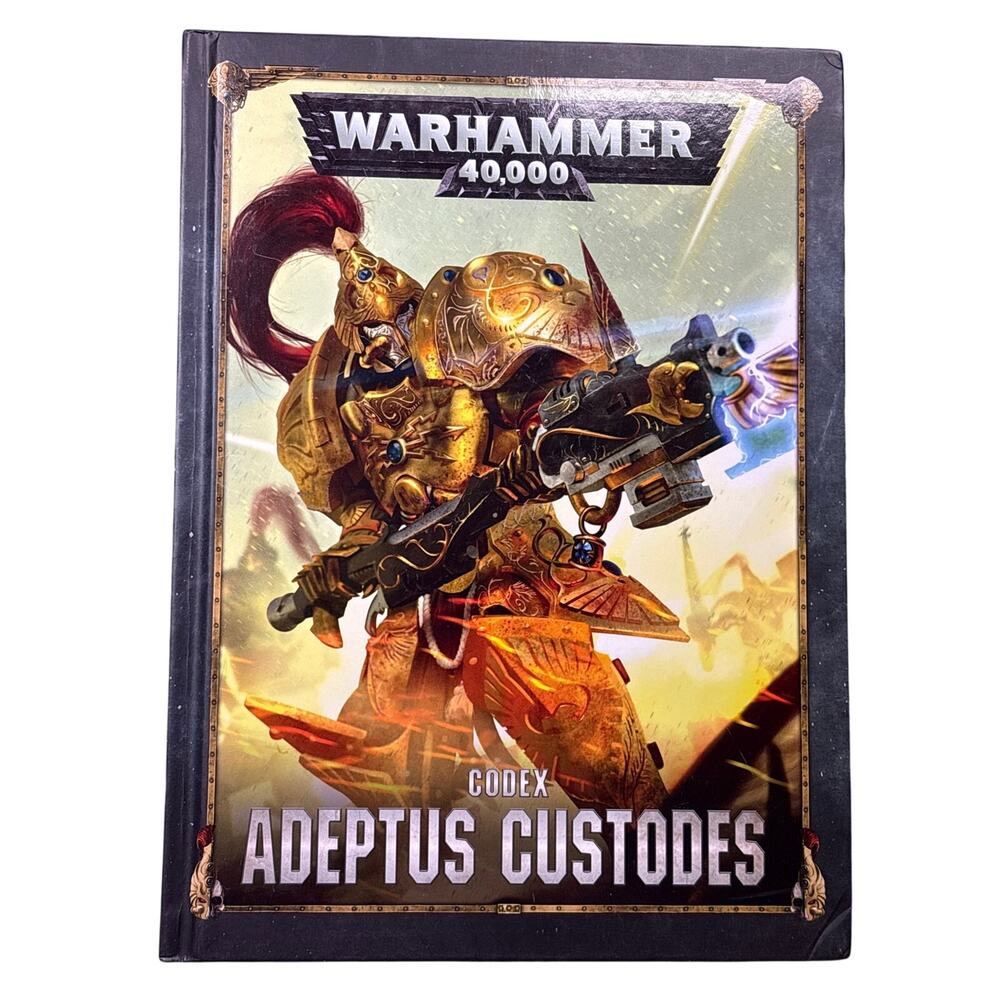Warhammer 40,000 Codex Adepta Custodes 2018 Games Workshop Limited- Hardcover